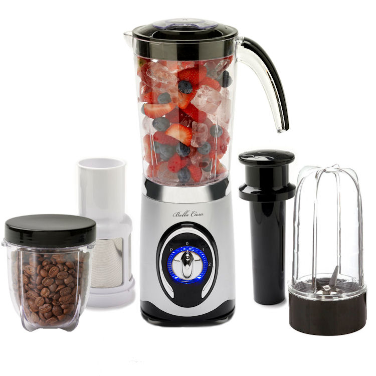 Bella Casa 4 in 1 Smoothie Maker Blender Grinder Juicer Food Mixer