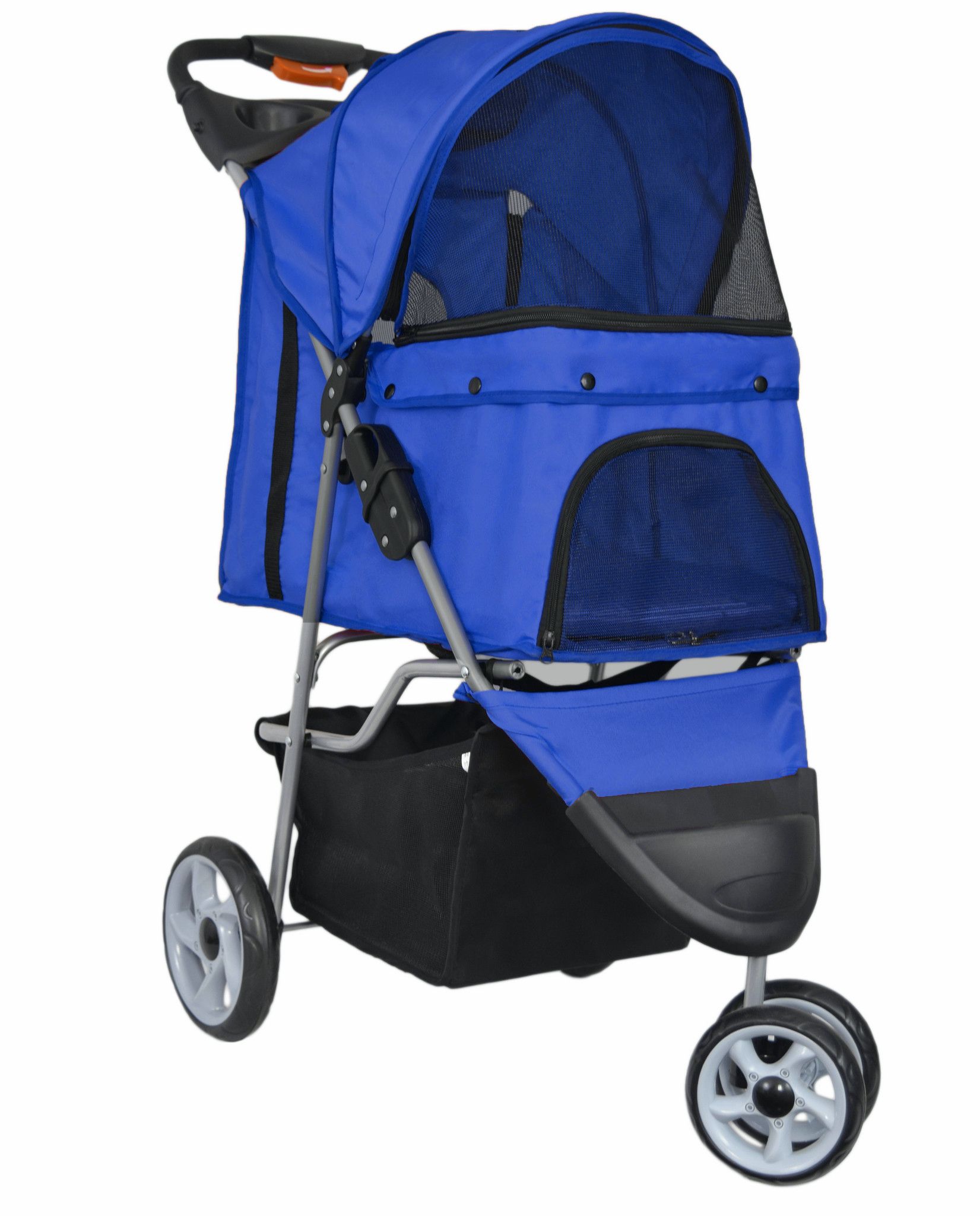 Pet Stroller Dog Cat Puppy Jogger Pushchair Travel Carrier Pram Buggy