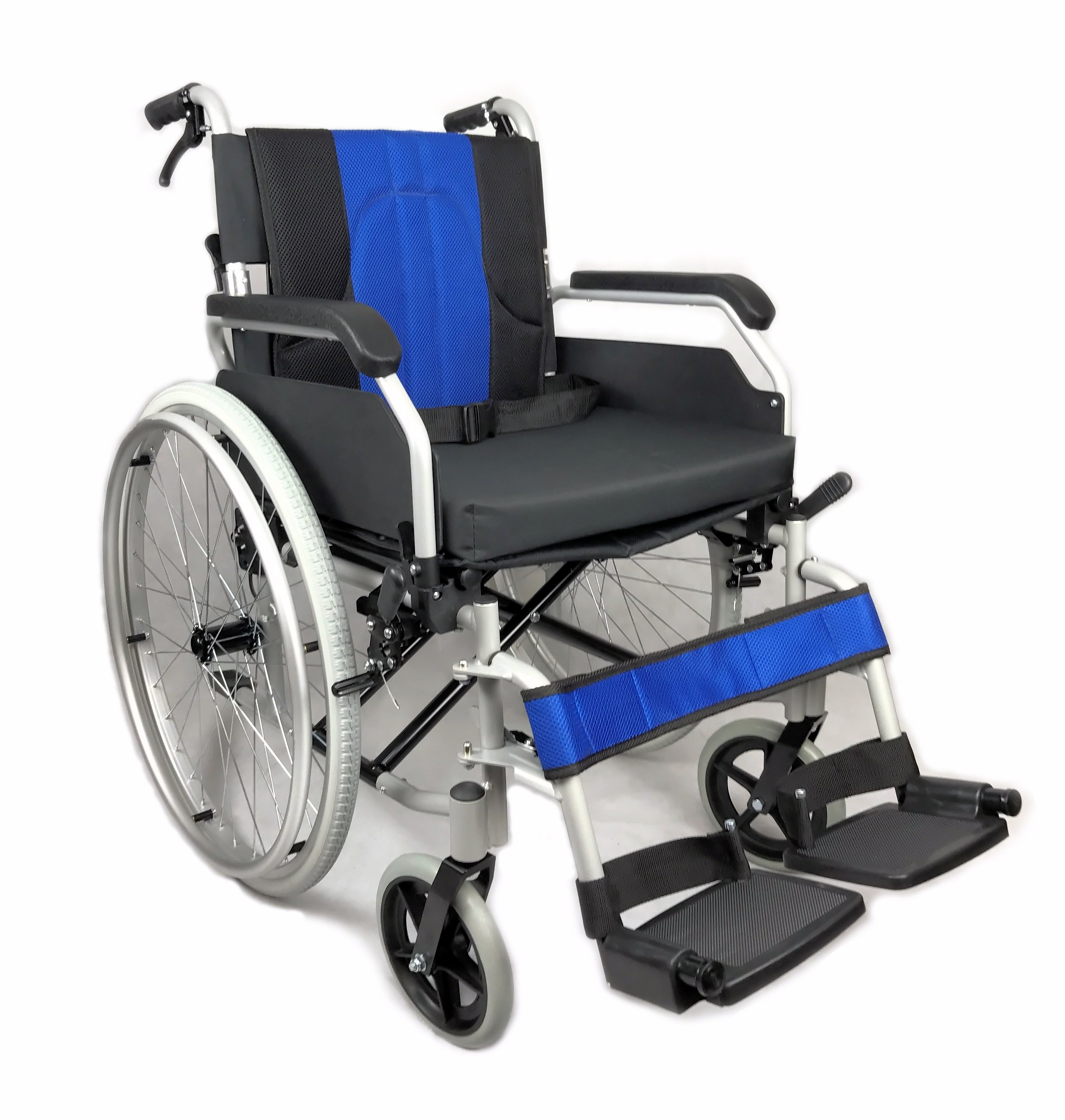 New Aluminium Folding Wheelchair Self Propelled Lightweight Transit
