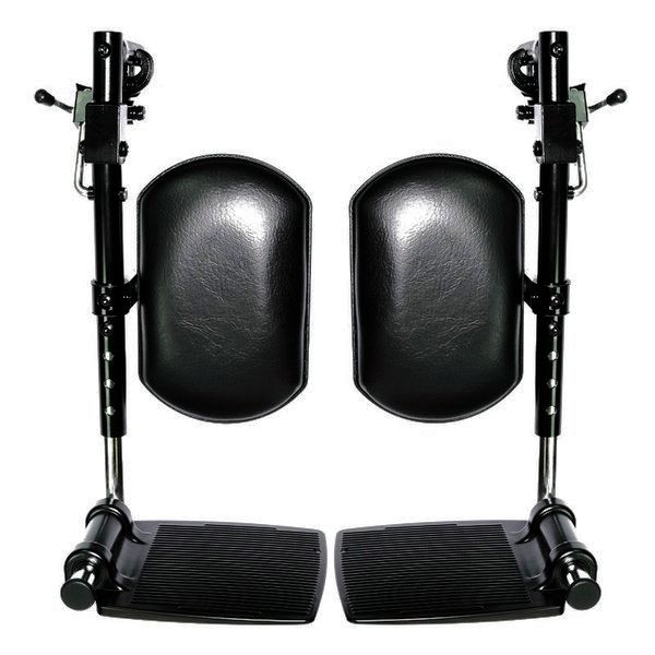 New Extra Wide Seat Folding Wheelchair Self Propelled Legrests Strong Bariatric eBay